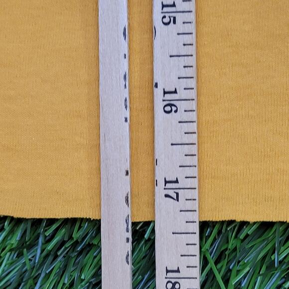 Vintage 80s Neelys-Bend Crop-Top Shirt Womens Large 21x17 Yellow - Picture 12 of 12